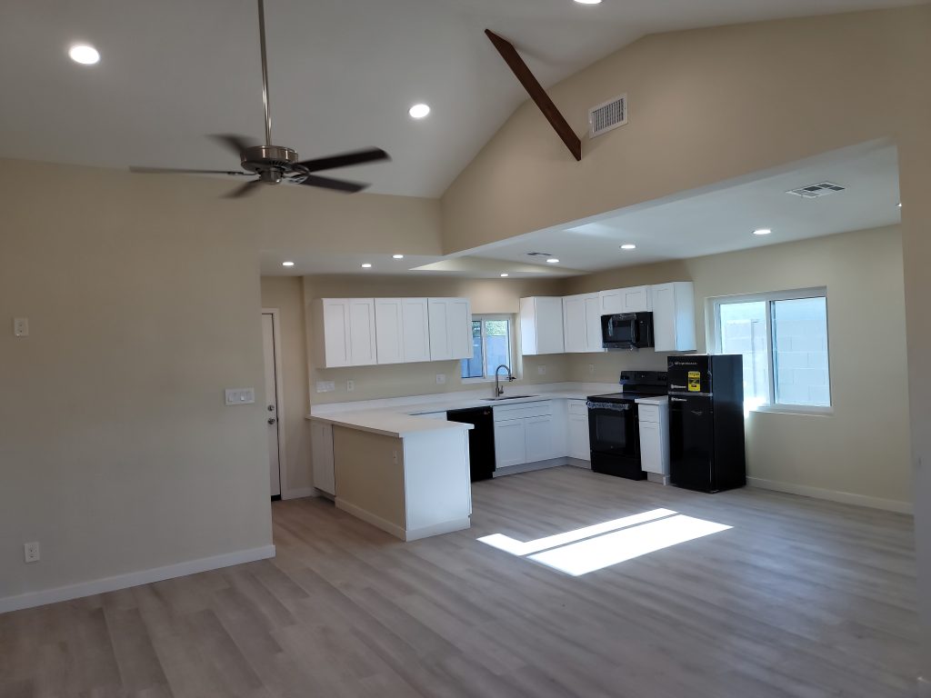 Remodel whole home, kitchen, vaulted ceilings, phoenix AZ